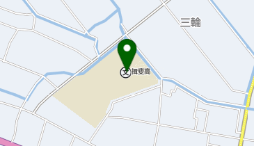 揖斐高等学校の地図画像