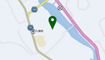 旧久瀬小学校の地図画像