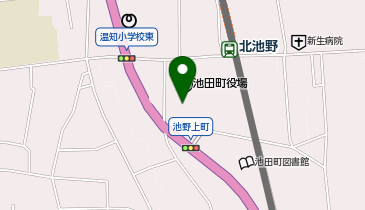 池田町役場・中央公民館駐車場の地図画像