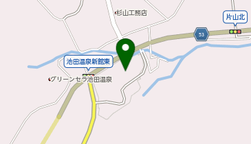 道の駅池田温泉駐車場の地図画像