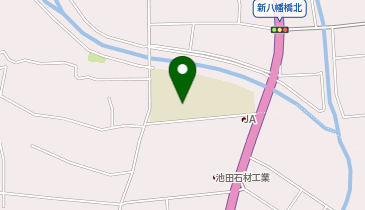 八幡小学校屋外体育施設(グラウンド)の地図画像
