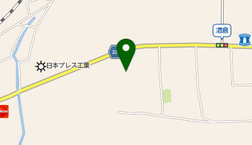 茶屋公民館の地図画像