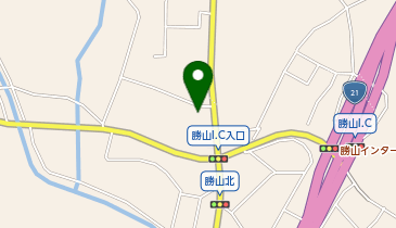 勝山稲葉公民館の地図画像