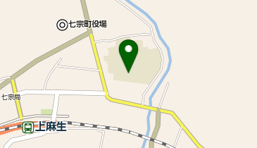 上麻生小学校 運動場の地図画像
