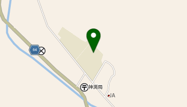 神渕中学校 体育館の地図画像
