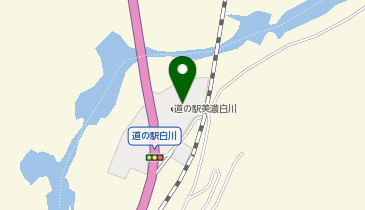 道の駅「美濃白川」の地図画像