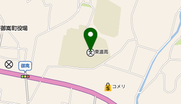 東濃高校の地図画像