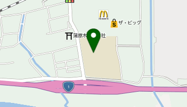 蒲原東小学校の地図画像