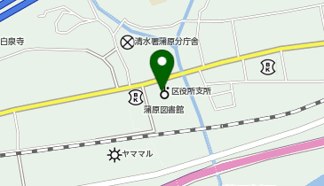 蒲原市民センター(蒲原生涯学習交流館)の地図画像