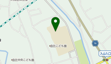 由比中学校の地図画像