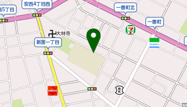 番町小学校の地図画像
