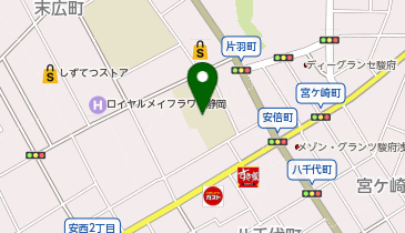 安西小学校の地図画像