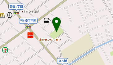沓谷東公園の地図画像