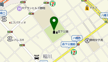 森下公園の地図画像