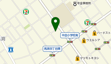 中田こども園の地図画像