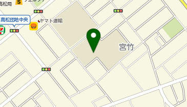南中学校の地図画像