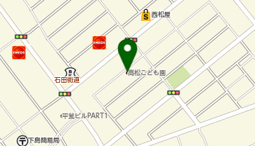高松こども園の地図画像