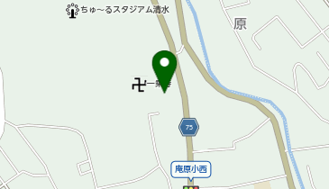 庵原こども園の地図画像