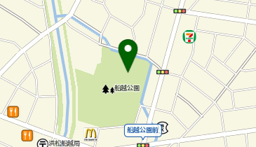 船越公園の地図画像
