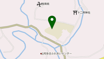 上阿多古小学校の地図画像