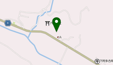 下阿多古ふれあいセンターの地図画像