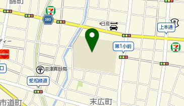 第一小学校の地図画像