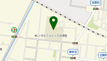 第一中学校の地図画像