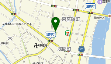 浅間神社の地図画像