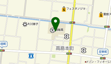 桐陽高校の地図画像