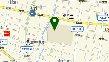 第一小学校の地図画像