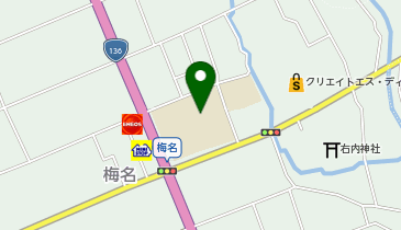 中郷小学校の地図画像