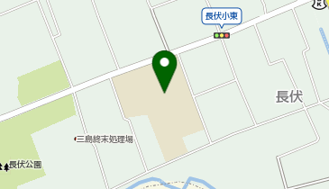 長伏小学校の地図画像