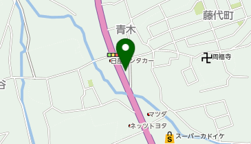 青木公民館の地図画像