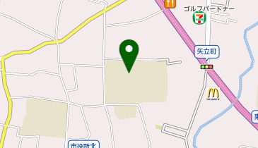 第一中学校の地図画像