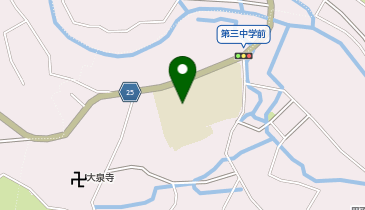 第三中学校の地図画像