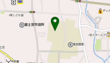 富岳館高等学校の地図画像