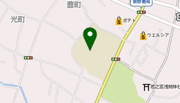 第二中学校の地図画像