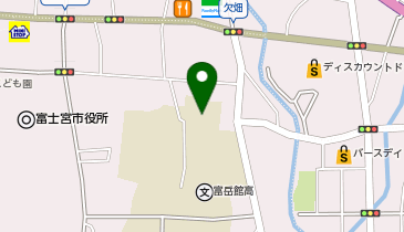 富岳館高等学校の地図画像