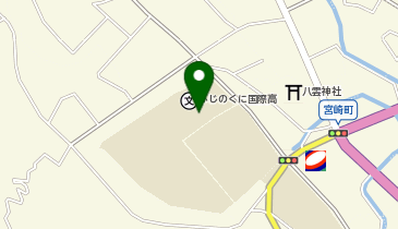 金谷高等学校の地図画像