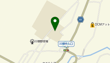 川根中学校の地図画像