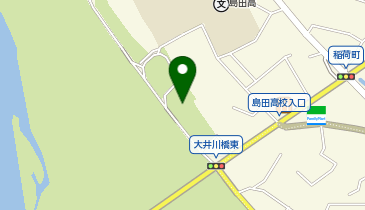大井川公園の地図画像