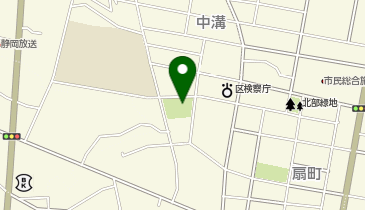 中溝公園の地図画像