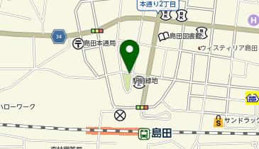 駅前緑地の地図画像