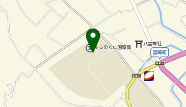 金谷高等学校(第一次)の地図画像