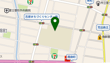 富士市立吉原小学校の地図画像