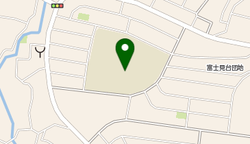 富士市立富士見台小学校の地図画像