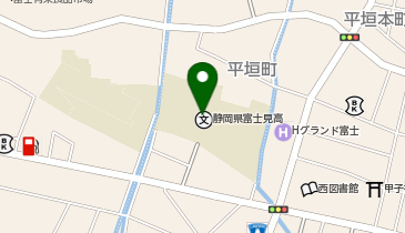 静岡県富士見中学校・高等学校の地図画像