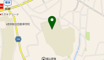 城山中学校の地図画像