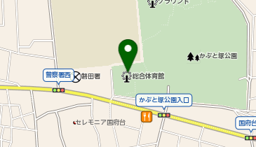 磐田市総合体育館の地図画像