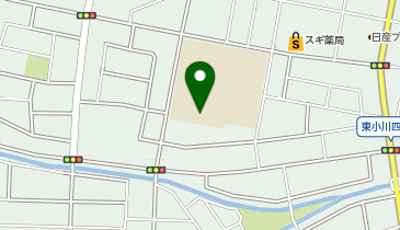 小川中学校の地図画像